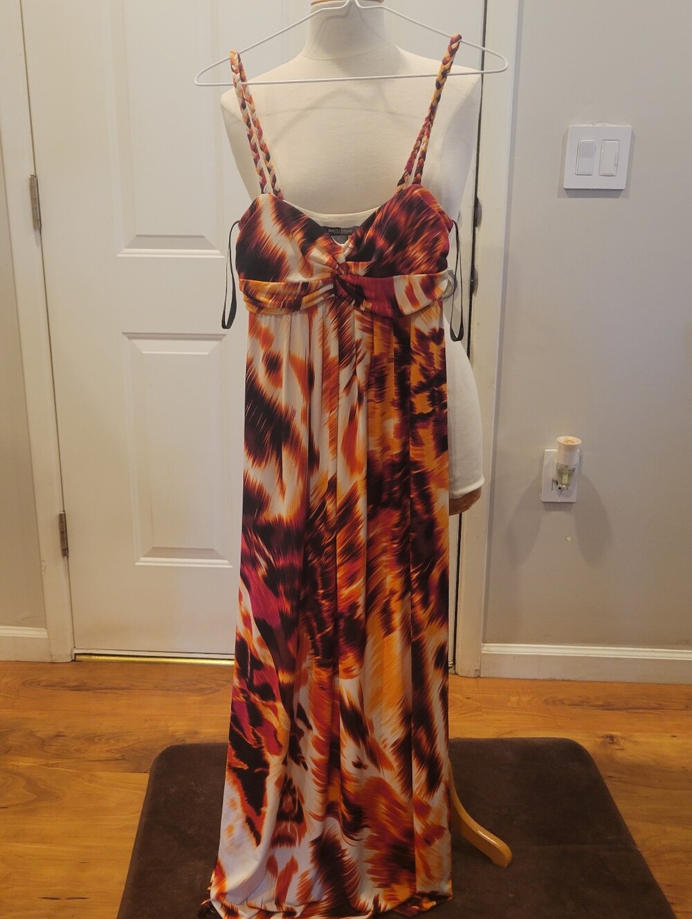 👗EUC~ Tie-Dye Spaghetti Strap Maxi Dress